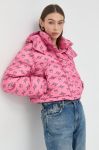 Куртка Pinko жіноча колір рожевий зимова (2694456)