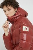 Пухова куртка After Label жіноча колір червоний зимова (2746053)