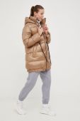Пухова куртка Deha жіноча колір бежевий зимова
