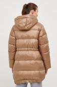 Пухова куртка Deha жіноча колір бежевий зимова