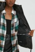 Куртка Superdry жіноча колір чорний перехідна (2771911)