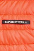 Куртка Superdry жіноча колір помаранчевий перехідна