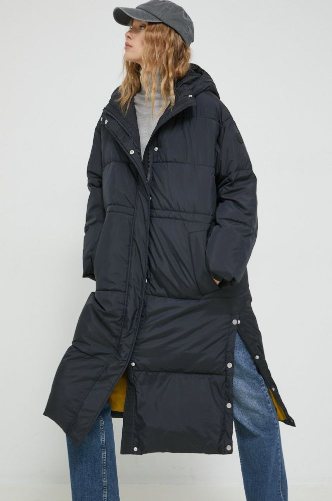 Куртка UGG Keeley жіноча колір чорний зимова oversize