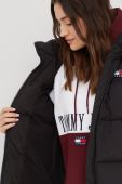 Безрукавка Tommy Jeans жіночий колір чорний зимовий (2571378)