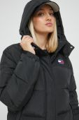 Пухова куртка Tommy Jeans жіноча колір чорний зимова (2571420)