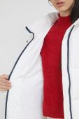 Пухова куртка Tommy Jeans жіноча колір білий