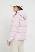 Пухова куртка Tommy Jeans жіноча колір фіолетовий