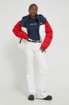 Пухова куртка Tommy Jeans жіноча колір червоний зимова (2656170)