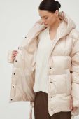 Пухова куртка MMC STUDIO Jesso жіноча колір бежевий зимова oversize (3519468)