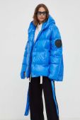 Пухова куртка MMC STUDIO Jesso жіноча зимова oversize колір блакитний