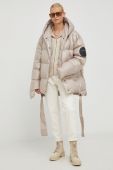 Пухова куртка MMC STUDIO Jesso жіноча колір бежевий зимова oversize (2585193)