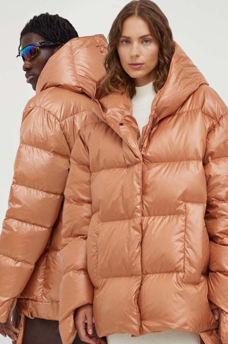 Пухова куртка MMC STUDIO Jesso жіноча колір коричневий зимова oversize (3519343)