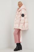 Пухова куртка MMC STUDIO Jesso жіноча колір рожевий зимова oversize (2585195)