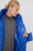 Пухова куртка MMC STUDIO Jesso Gloss жіноча зимова oversize колір блакитний