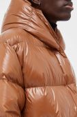 Пухова куртка MMC STUDIO Jesso Gloss жіноча колір коричневий зимова oversize