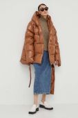 Пухова куртка MMC STUDIO Jesso Gloss жіноча колір коричневий зимова oversize