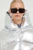 Пухова куртка MMC STUDIO Maffo Gloss жіноча колір сірий зимова oversize