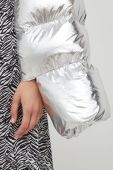 Пухова куртка MMC STUDIO Maffo Gloss жіноча колір сірий зимова oversize