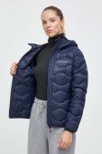 Пухова куртка Peak Performance жіноча колір синій перехідна (3600071)