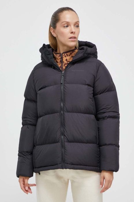 Пухова куртка Peak Performance жіноча колір чорний зимова (3600075)