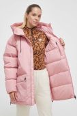 Пухова куртка Peak Performance жіноча колір рожевий зимова