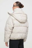Куртка Sixth June жіноча колір бежевий зимова oversize (3608956)