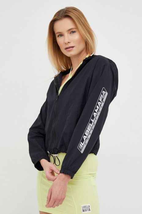 Куртка LaBellaMafia жіноча колір чорний перехідна