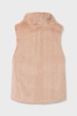 Дитяча двостороння безрукавка Mayoral колір рожевий