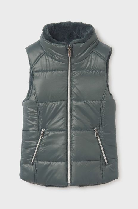 Дитяча двостороння безрукавка Mayoral колір зелений (2515901)