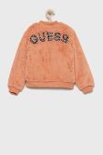 Дитяча куртка-бомбер Guess колір помаранчевий