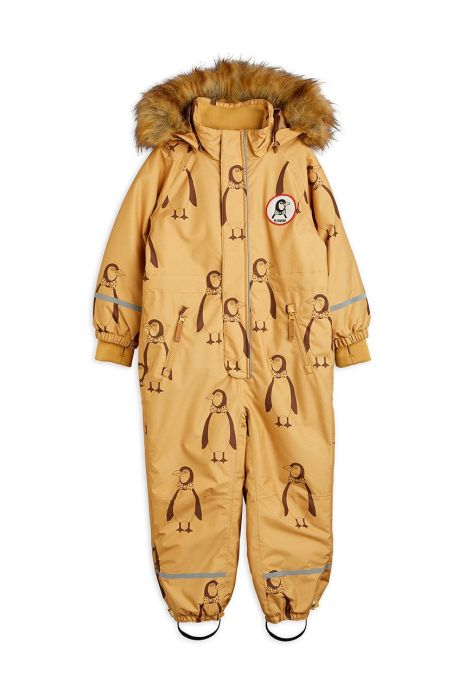 Дитячий комбінезон Mini Rodini колір помаранчевий