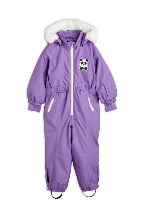 Дитячий зимовий комбінезон Mini Rodini колір фіолетовий