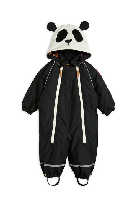 Дитячий зимовий комбінезон Mini Rodini колір чорний
