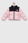 Дитяча пухова куртка The North Face колір рожевий (2919299)