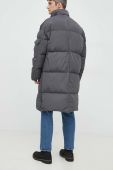 Пухова куртка Emporio Armani чоловіча колір сірий зимова