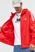 Куртка adidas Originals чоловіча колір червоний перехідна