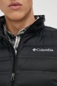 Спортивний пуховий жилет Columbia Lake 22 колір чорний перехідний