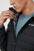 Спортивна куртка Columbia Powder Lite колір чорний перехідна 1957391-10