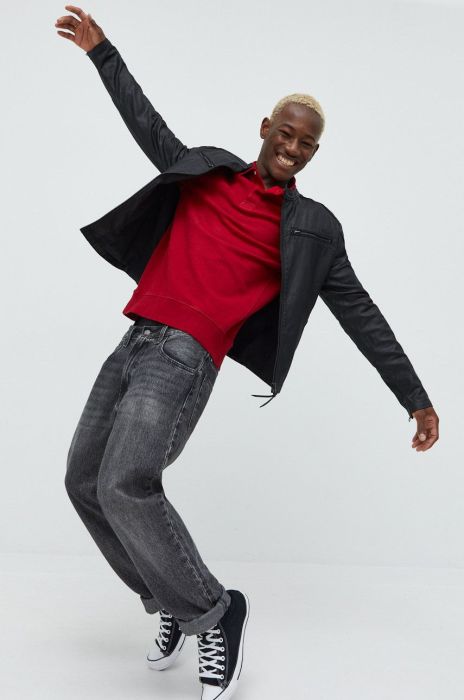 Куртка Superdry чоловіча колір чорний перехідна (2482247)