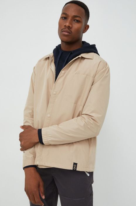 Куртка 4F чоловіча колір бежевий перехідна
