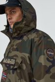 Куртка Napapijri чоловіча колір зелений перехідна NP0A4GMEF841-900