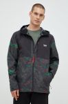 Куртка outdoor Quiksilver Lizard Heads колір чорний