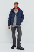 Пухова куртка Tommy Jeans чоловіча колір синій зимова (2613291)