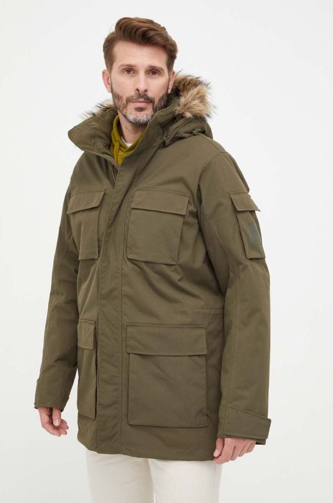Куртка Jack Wolfskin чоловіча колір зелений перехідна