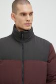 Пухова куртка Jack Wolfskin чоловіча колір бордовий зимова