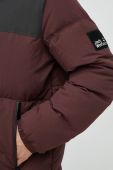 Пухова куртка Jack Wolfskin чоловіча колір бордовий зимова
