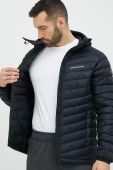 Спортивна пухова куртка Peak Performance Frost колір чорний перехідна