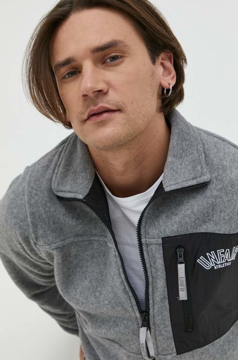 Кофта Unfair Athletics чоловіча колір сірий
