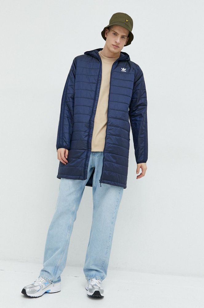 Куртка adidas Originals чоловіча колір синій перехідна (2893097)