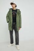 куртка Mustang чоловіча колір зелений зимова